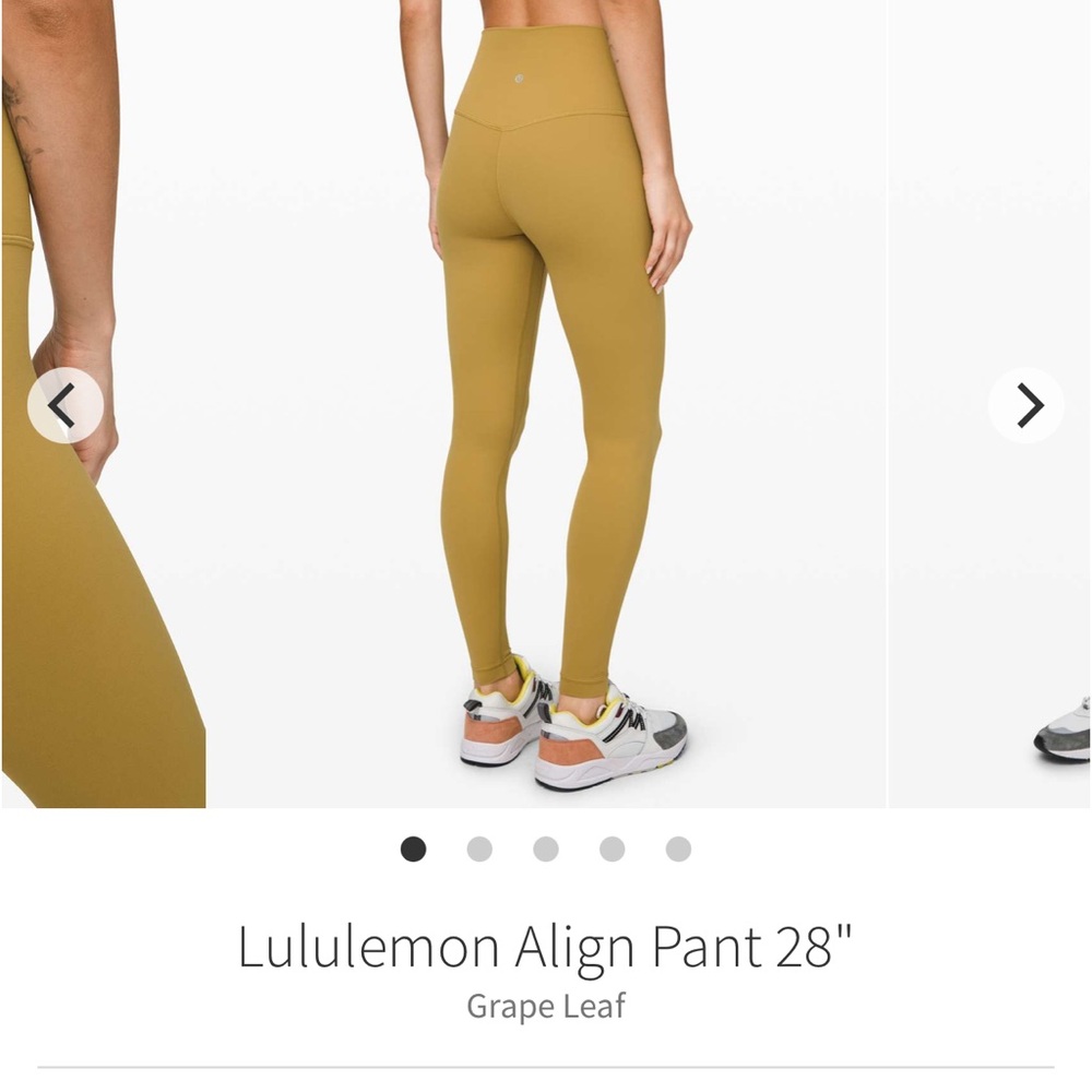 Lululemon Athletica Align Pant 28" in Grape Leaf